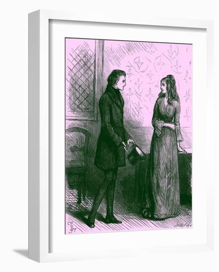 Charles Dickens 's Nicholas Nickleby-Frederick Barnard-Framed Giclee Print