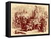 Charles Dickens 's 'Old Curiosity Shop'-Hablot Knight Browne-Framed Stretched Canvas