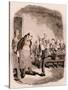 Charles Dickens 's 'The Adventures of Oliver Twist-George Cruikshank-Stretched Canvas