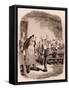 Charles Dickens 's 'The Adventures of Oliver Twist-George Cruikshank-Framed Stretched Canvas