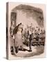 Charles Dickens 's 'The Adventures of Oliver Twist-George Cruikshank-Stretched Canvas