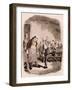 Charles Dickens 's 'The Adventures of Oliver Twist-George Cruikshank-Framed Giclee Print