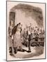 Charles Dickens 's 'The Adventures of Oliver Twist-George Cruikshank-Mounted Giclee Print