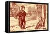 Charles Dickens 's ' The Adventures of Oliver Twist '-James Mahoney-Framed Stretched Canvas