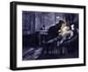 Charles Dickens 's ' The Adventures of Oliver Twist '-James Mahoney-Framed Giclee Print