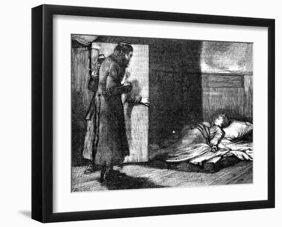 Charles Dickens 's ' The Adventures of Oliver Twist '-James Mahoney-Framed Giclee Print