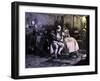 Charles Dickens 's ' The Adventures of Oliver Twist '-James Mahoney-Framed Giclee Print