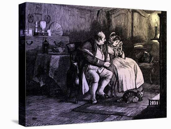 Charles Dickens 's ' The Adventures of Oliver Twist '-James Mahoney-Stretched Canvas