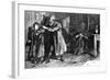 Charles Dickens 's ' The Adventures of Oliver Twist '-James Mahoney-Framed Giclee Print