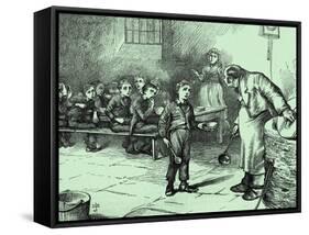 Charles Dickens 's ' The Adventures of Oliver Twist '-James Mahoney-Framed Stretched Canvas