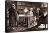 Charles Dickens 's ' The Adventures of Oliver Twist '-James Mahoney-Framed Stretched Canvas