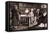 Charles Dickens 's ' The Adventures of Oliver Twist '-James Mahoney-Framed Stretched Canvas