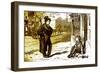 Charles Dickens 's ' The Adventures of Oliver Twist '-James Mahoney-Framed Giclee Print