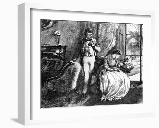 Charles Dickens 's ' The Adventures of Oliver Twist '-James Mahoney-Framed Giclee Print