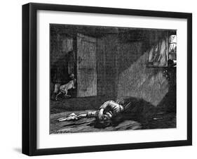 Charles Dickens 's ' The Adventures of Oliver Twist '-James Mahoney-Framed Giclee Print