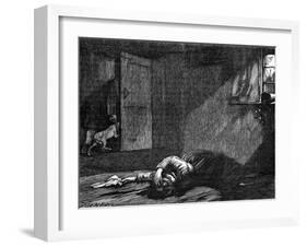 Charles Dickens 's ' The Adventures of Oliver Twist '-James Mahoney-Framed Giclee Print