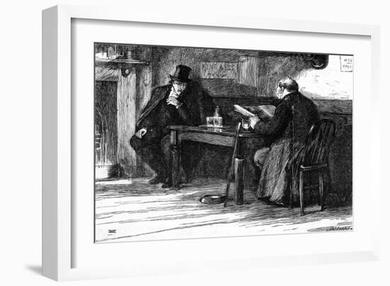 Charles Dickens 's ' The Adventures of Oliver Twist '-James Mahoney-Framed Giclee Print