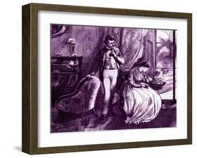 Charles Dickens 's ' The Adventures of Oliver Twist '-James Mahoney-Framed Giclee Print