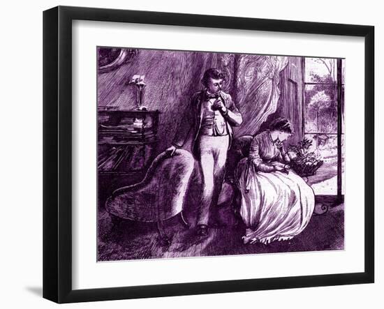 Charles Dickens 's ' The Adventures of Oliver Twist '-James Mahoney-Framed Giclee Print