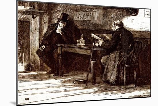 Charles Dickens 's ' The Adventures of Oliver Twist '-James Mahoney-Mounted Giclee Print