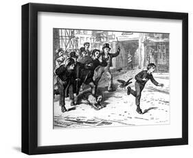 Charles Dickens 's ' The Adventures of Oliver Twist '-James Mahoney-Framed Giclee Print