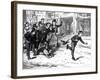 Charles Dickens 's ' The Adventures of Oliver Twist '-James Mahoney-Framed Giclee Print