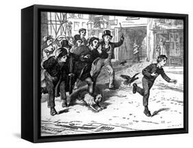 Charles Dickens 's ' The Adventures of Oliver Twist '-James Mahoney-Framed Stretched Canvas