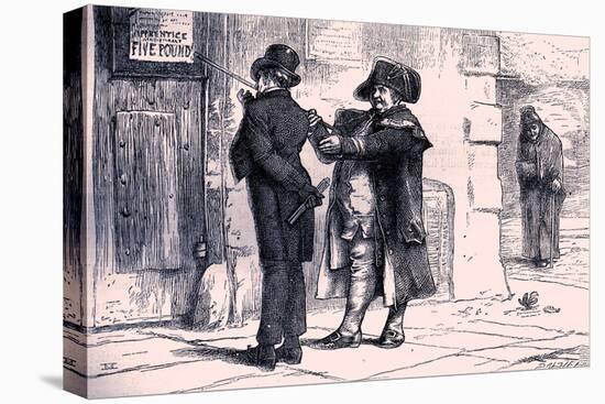 Charles Dickens 's ' The Adventures of Oliver Twist '-James Mahoney-Stretched Canvas