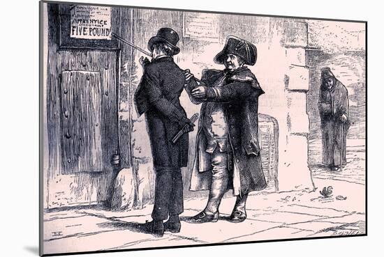 Charles Dickens 's ' The Adventures of Oliver Twist '-James Mahoney-Mounted Giclee Print