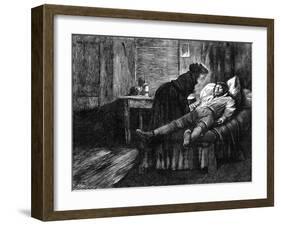 Charles Dickens 's ' The Adventures of Oliver Twist '-James Mahoney-Framed Giclee Print