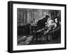 Charles Dickens 's ' The Adventures of Oliver Twist '-James Mahoney-Framed Giclee Print