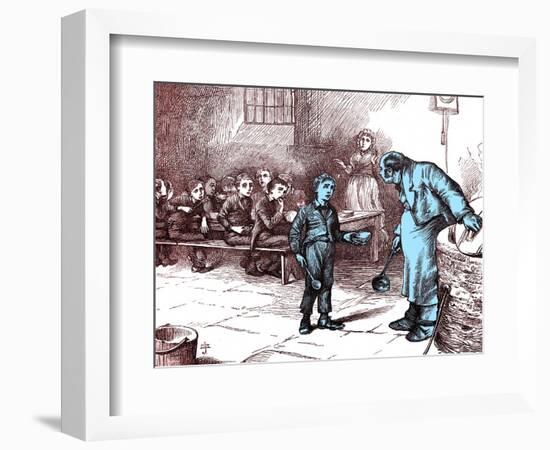 Charles Dickens 's ' The Adventures of Oliver Twist '-James Mahoney-Framed Giclee Print