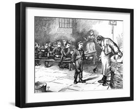 Charles Dickens 's ' The Adventures of Oliver Twist '-James Mahoney-Framed Giclee Print