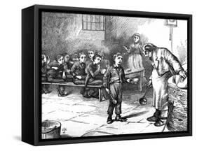 Charles Dickens 's ' The Adventures of Oliver Twist '-James Mahoney-Framed Stretched Canvas