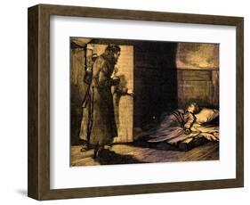 Charles Dickens 's ' The Adventures of Oliver Twist '-James Mahoney-Framed Giclee Print