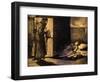 Charles Dickens 's ' The Adventures of Oliver Twist '-James Mahoney-Framed Giclee Print