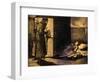 Charles Dickens 's ' The Adventures of Oliver Twist '-James Mahoney-Framed Giclee Print