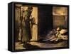 Charles Dickens 's ' The Adventures of Oliver Twist '-James Mahoney-Framed Stretched Canvas