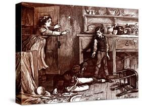 Charles Dickens 's ' The Adventures of Oliver Twist '-James Mahoney-Stretched Canvas