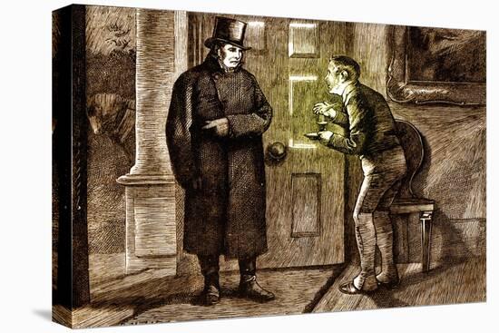 Charles Dickens 's ' The Adventures of Oliver Twist '-James Mahoney-Stretched Canvas