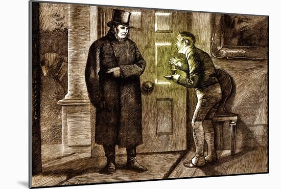 Charles Dickens 's ' The Adventures of Oliver Twist '-James Mahoney-Mounted Giclee Print