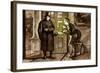 Charles Dickens 's ' The Adventures of Oliver Twist '-James Mahoney-Framed Giclee Print