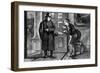 Charles Dickens 's ' The Adventures of Oliver Twist '-James Mahoney-Framed Giclee Print