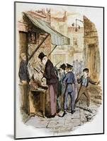 Charles Dickens 's 'The Adventures of Oliver Twist-George Cruikshank-Mounted Giclee Print