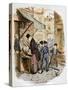 Charles Dickens 's 'The Adventures of Oliver Twist-George Cruikshank-Stretched Canvas