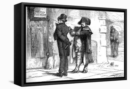 Charles Dickens 's ' The Adventures of Oliver Twist '-James Mahoney-Framed Stretched Canvas