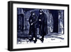 Charles Dickens 's ' The Adventures of Oliver Twist '-James Mahoney-Framed Giclee Print