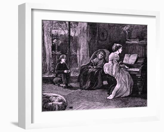 Charles Dickens 's ' The Adventures of Oliver Twist '-James Mahoney-Framed Giclee Print