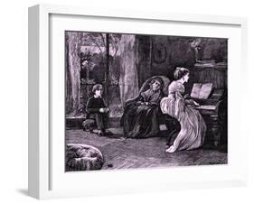 Charles Dickens 's ' The Adventures of Oliver Twist '-James Mahoney-Framed Giclee Print