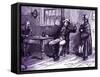 Charles Dickens 's ' The Adventures of Oliver Twist '-James Mahoney-Framed Stretched Canvas